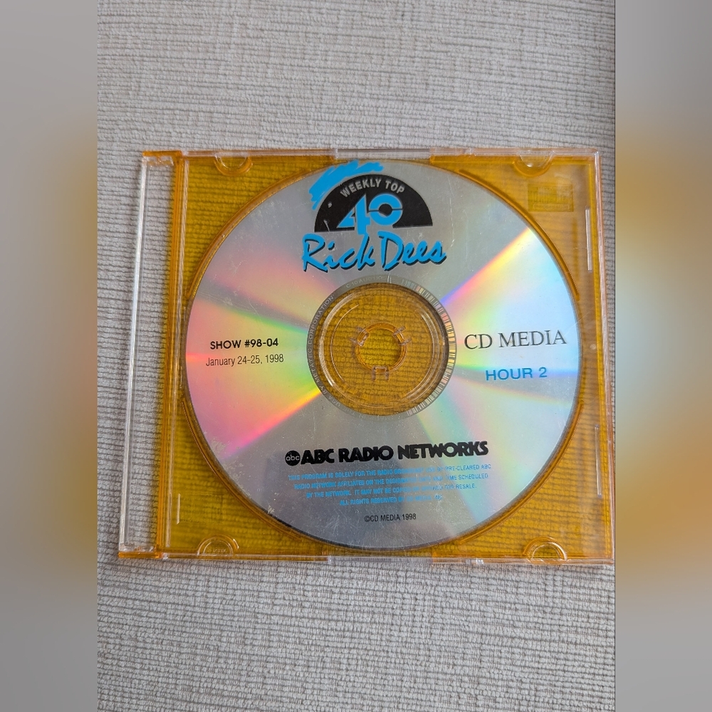 CD Media - Silver and Yellow